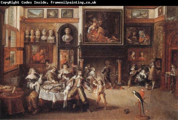 Frans Francken II Supper at the House of Burgomaster Rockox